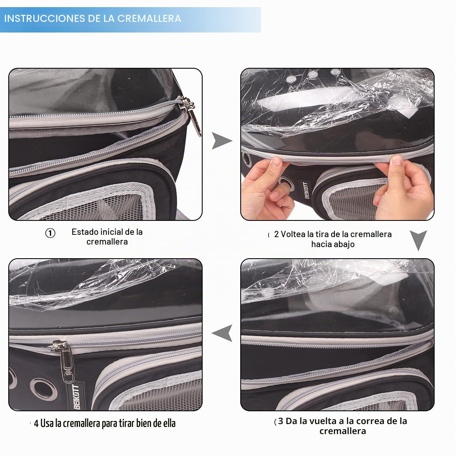 Aukor Mochila para Gatos, Mochila de Burbujas, Mochila Transparente para Mascotas y Gatos, con ventilación, Aprobado por aerolíneas, para Viajes y Mascotas, para Gatos y Perros