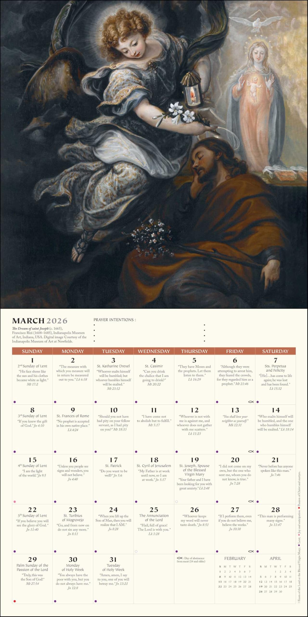 Magnificat 2026 Wall Calendar