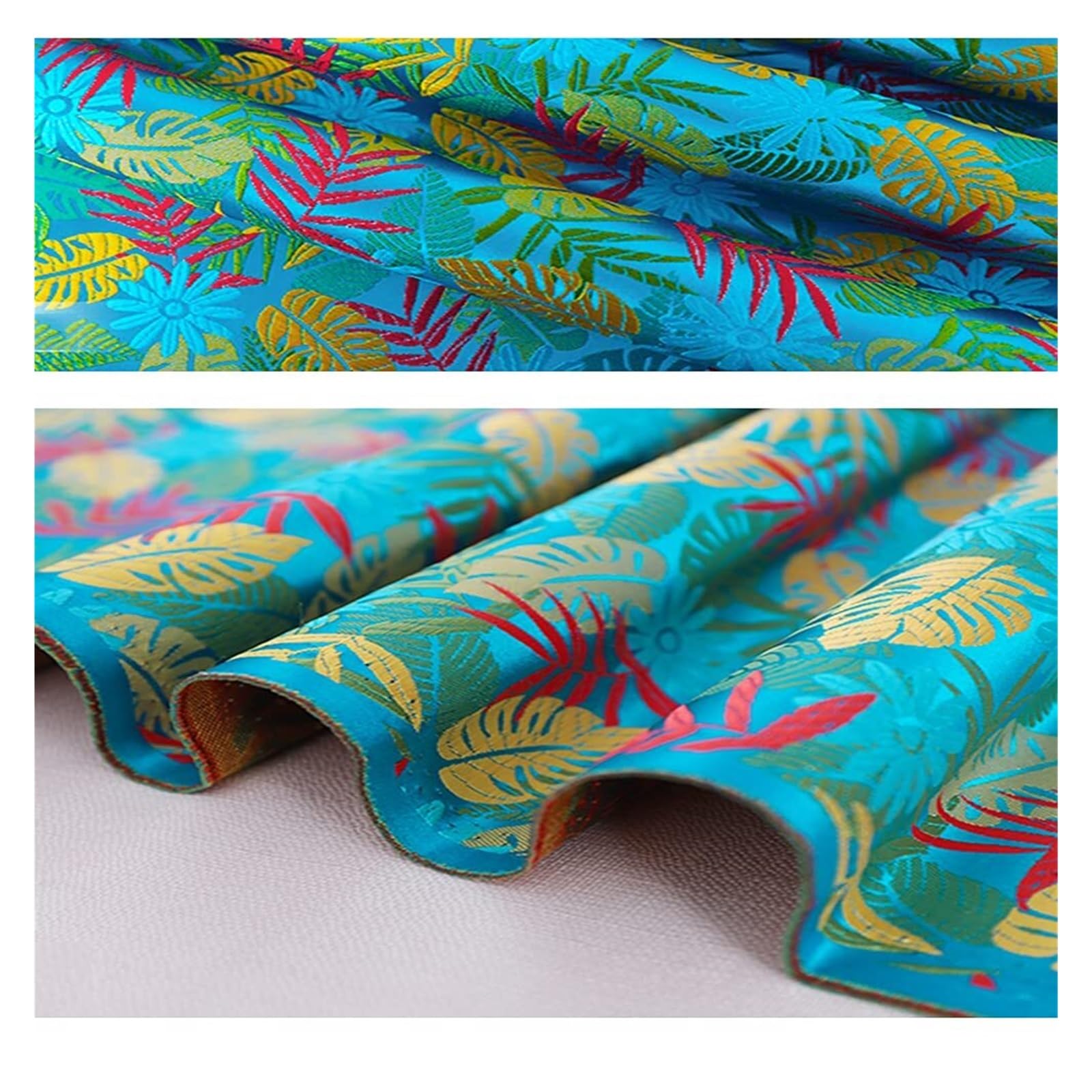 Damast-Polsterbrokat for Möbel und Wohnaccessoires(Green,75cm*150cm)