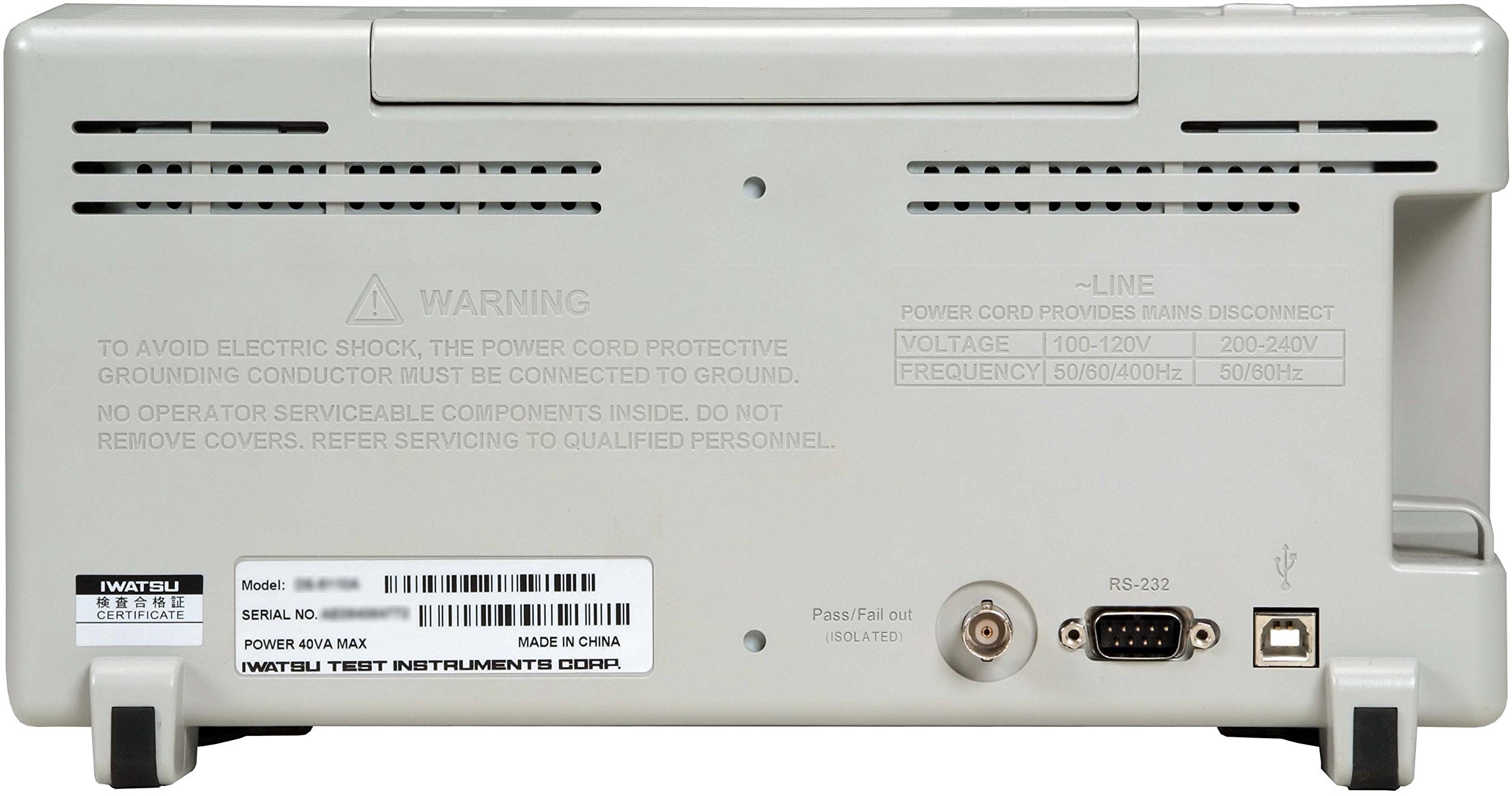 Amazon | 岩崎通信機 (IWATSU) デジタル・オシロスコープ 50MHz 2ch