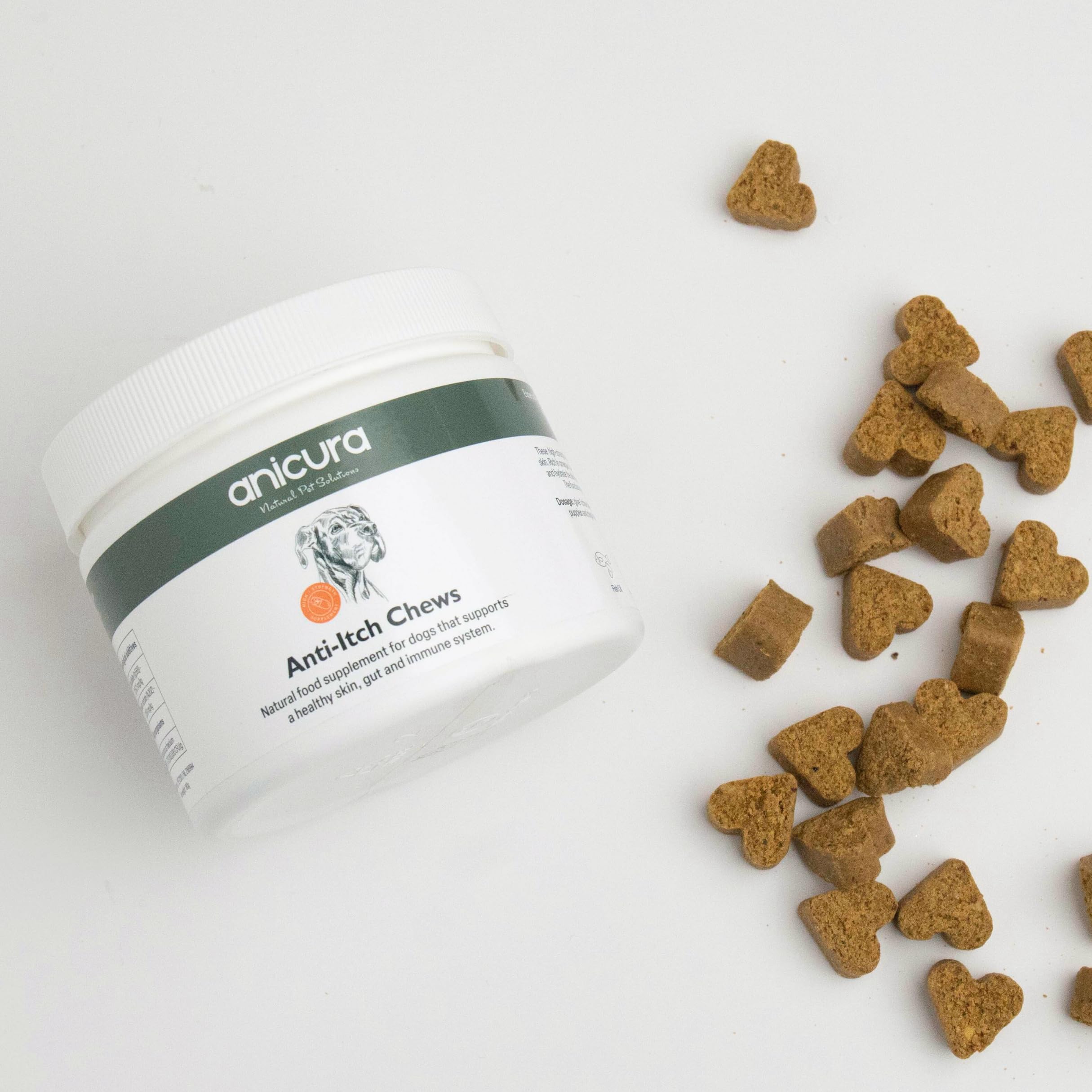 Anicura Anti-Itch Dog Chews 100g, All-Natural Supplement for Itchy Dry, Allergy-Prone Skin, Supports Digestion - Image 3