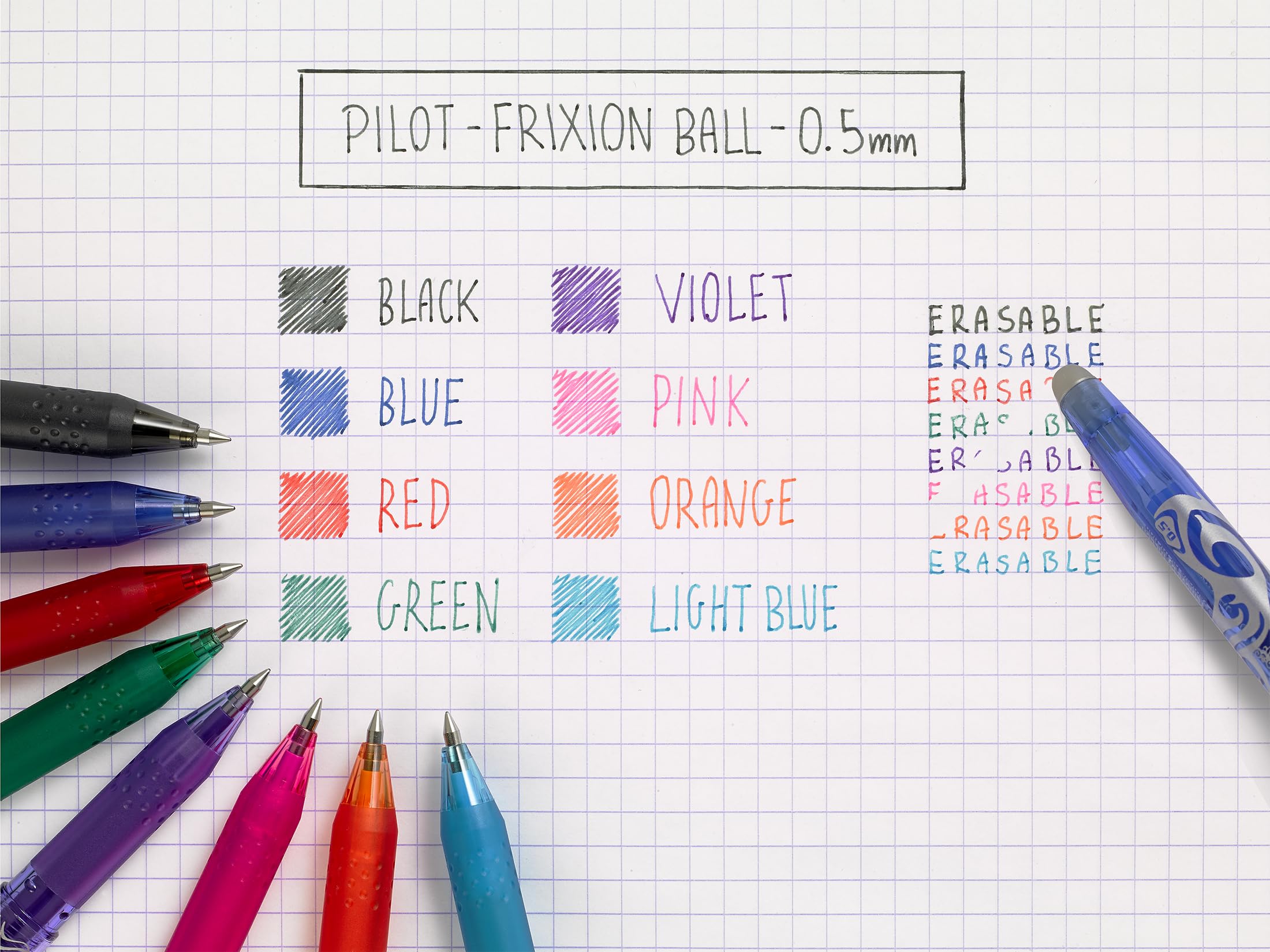 PENNA CANCELLABILE PILOT FRIXION BALL 0.7 VERDE