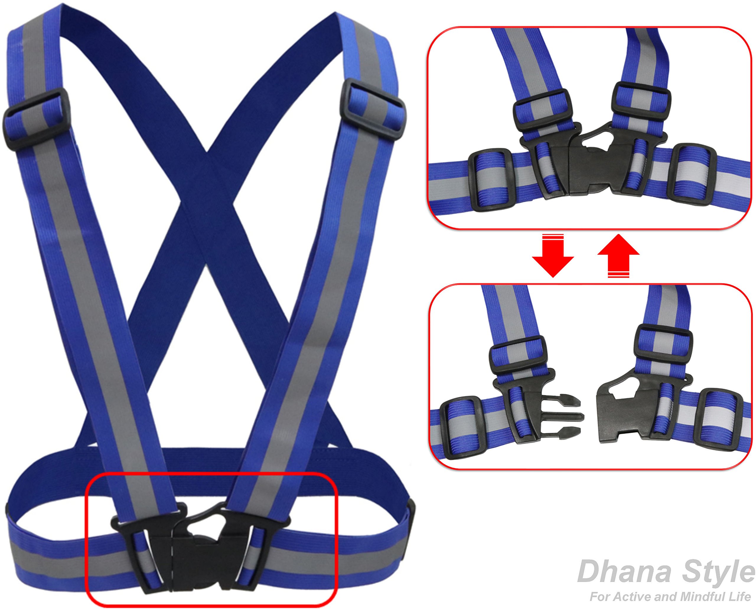 Amazon.co.jp: 反射ベスト 安全 ベスト ライト リフレクター ベルト