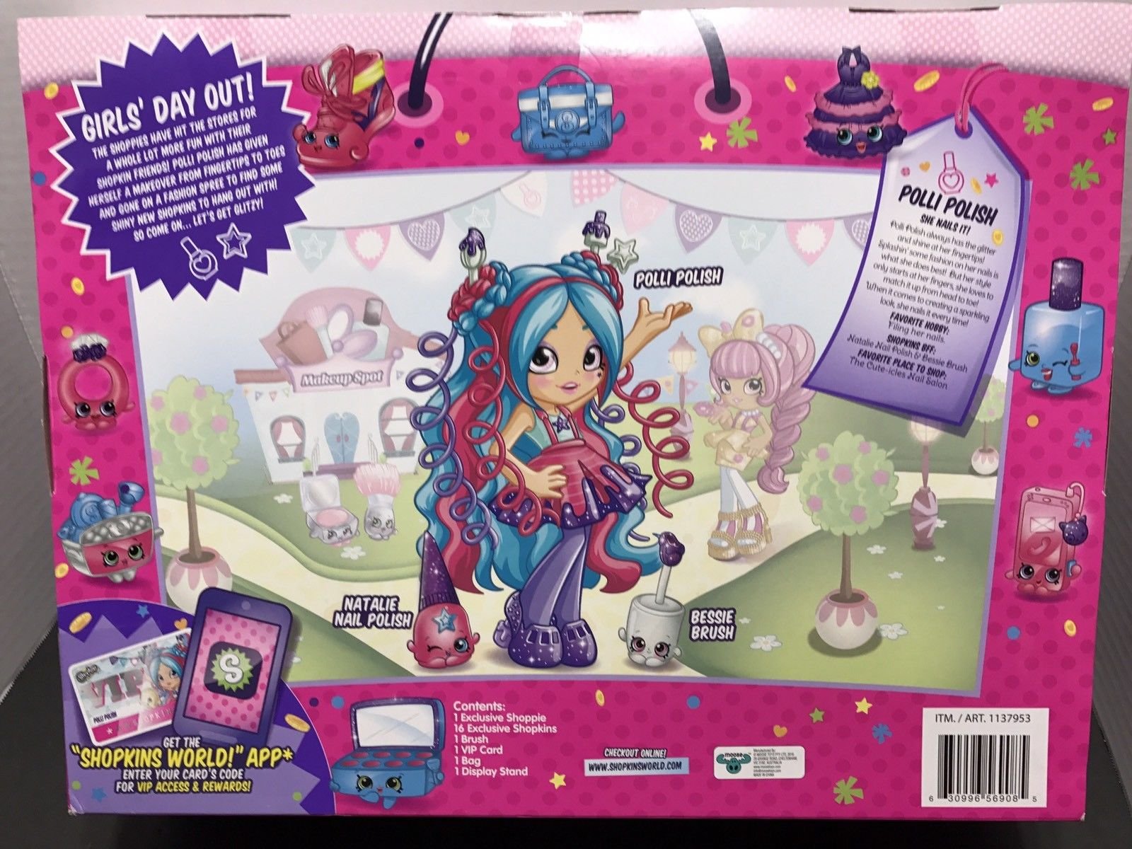 Shopkins Shoppies Food Fair Exclusive 20 Piece Polli Polish Super