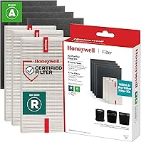 Honeywell HEPA Air Purifier Filter Replacement Kit: 3 R HEPA + 4 A Carbon Pre-Filters for HPA300, HPA3300, HPA5300, HPA8350 Series