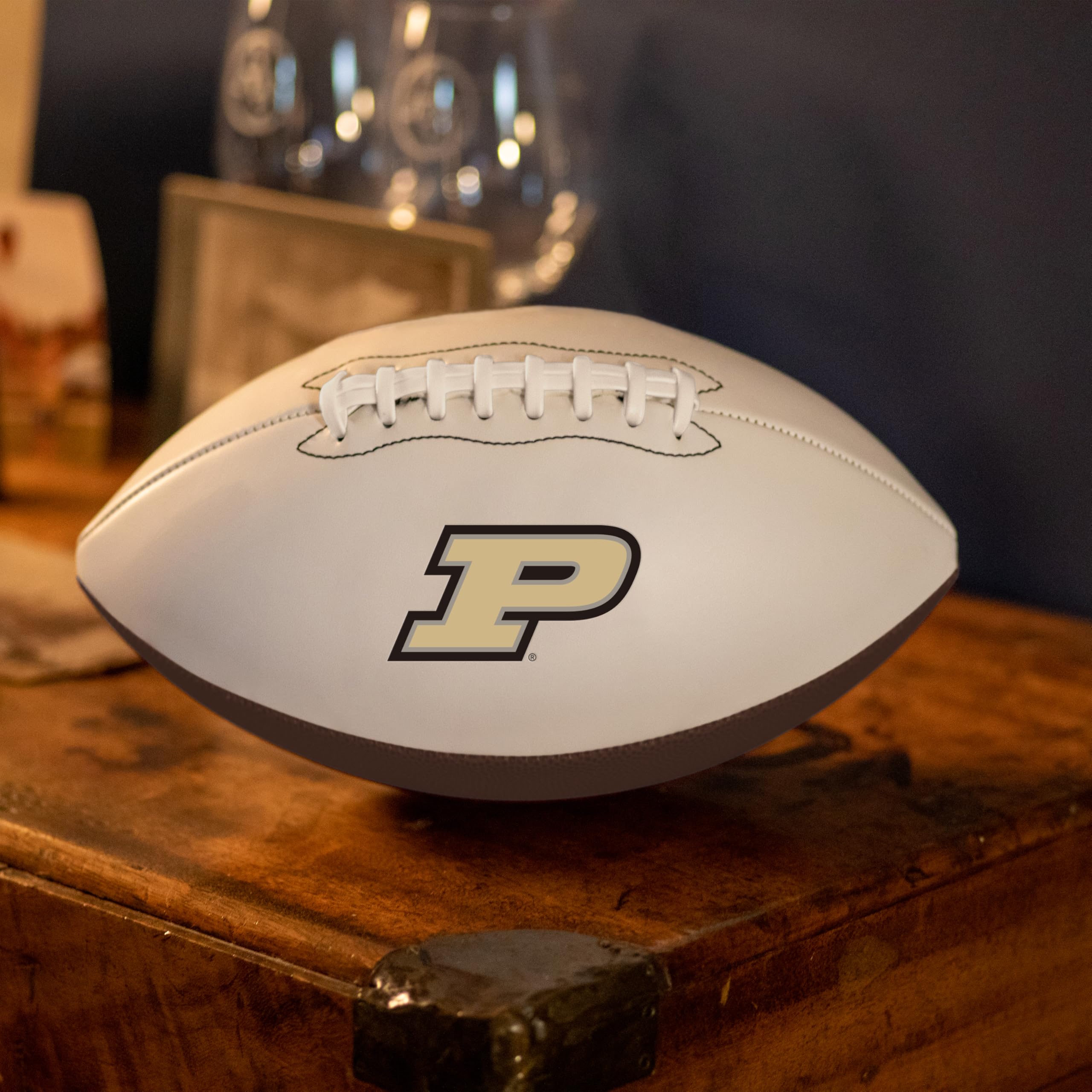 Logo Brands Purdue Autogramm-Fußball in offizieller Größe