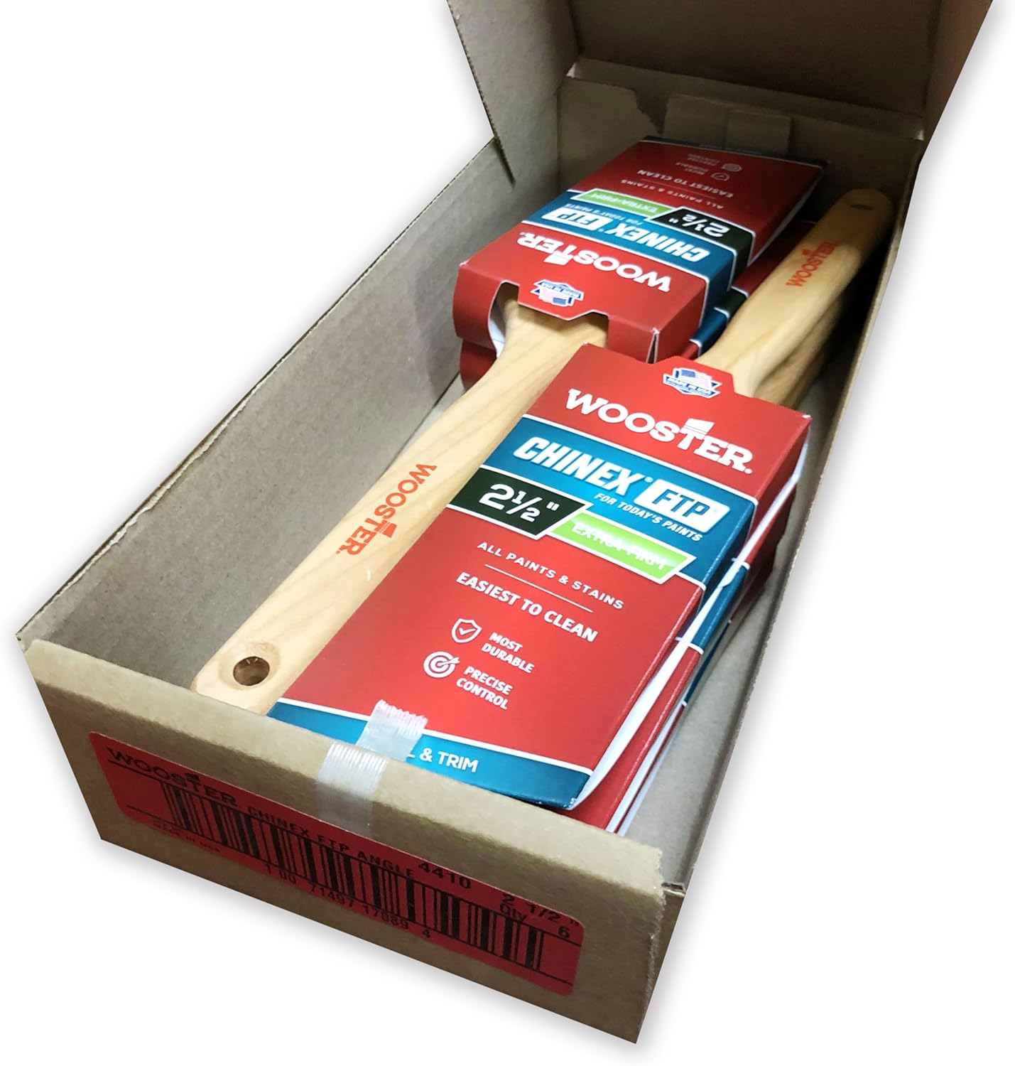 Wooster Brush 4410-2-1/2 Inch Chinex FTP Angle Sash Paintbrush (2 1/2 Inch)