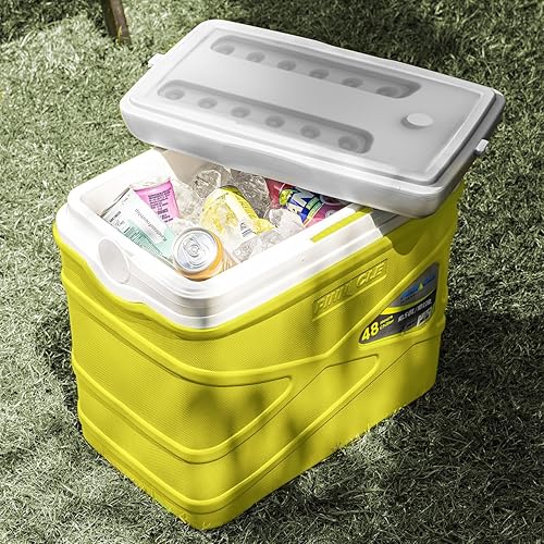 Miniatura 7 de Pinnacle Lonchera térmica térmica de 10 litros Enfriador duro portátil para campamentopicnic Coolbox se mantiene fresco durante 48 horas. con