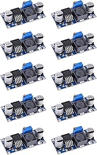 Songhe LM2596S LM2596 Buck Converter 3A DC-DC 3-40V to 1.5-35v DC Voltage Regulator Step Down Adjustable Module High Efficiency (10PCS)