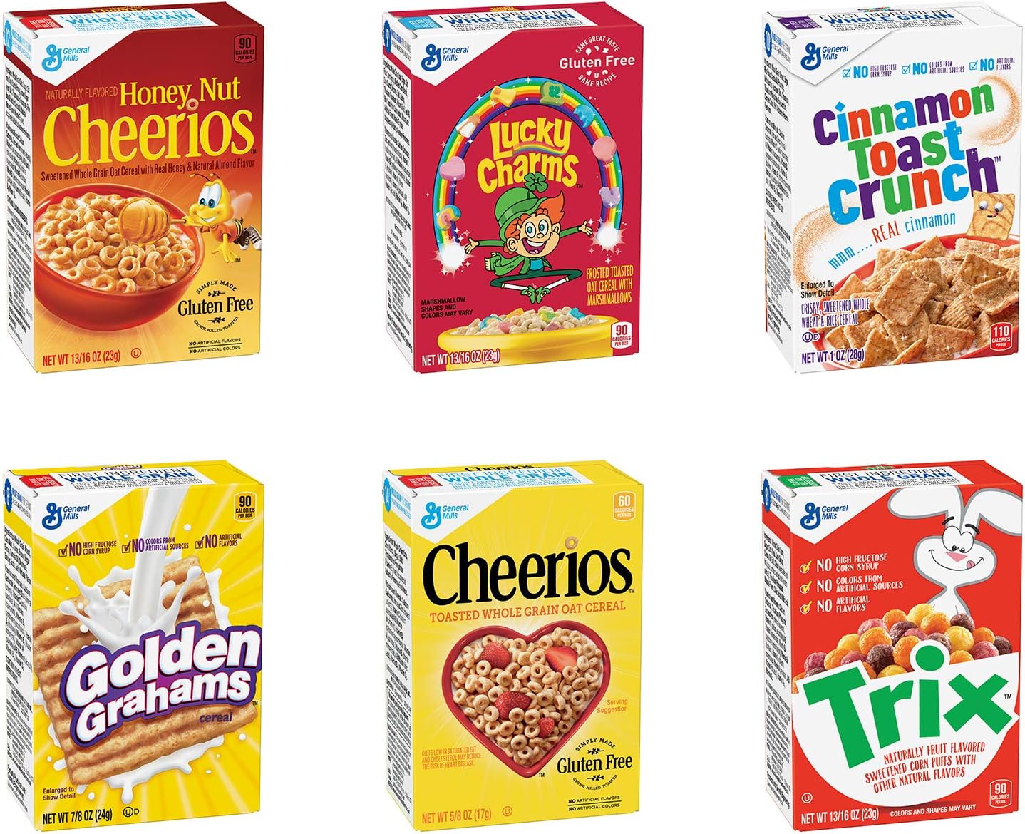 General Mills Favorite Cereals Assorted Variety Pack (Pack of 70)