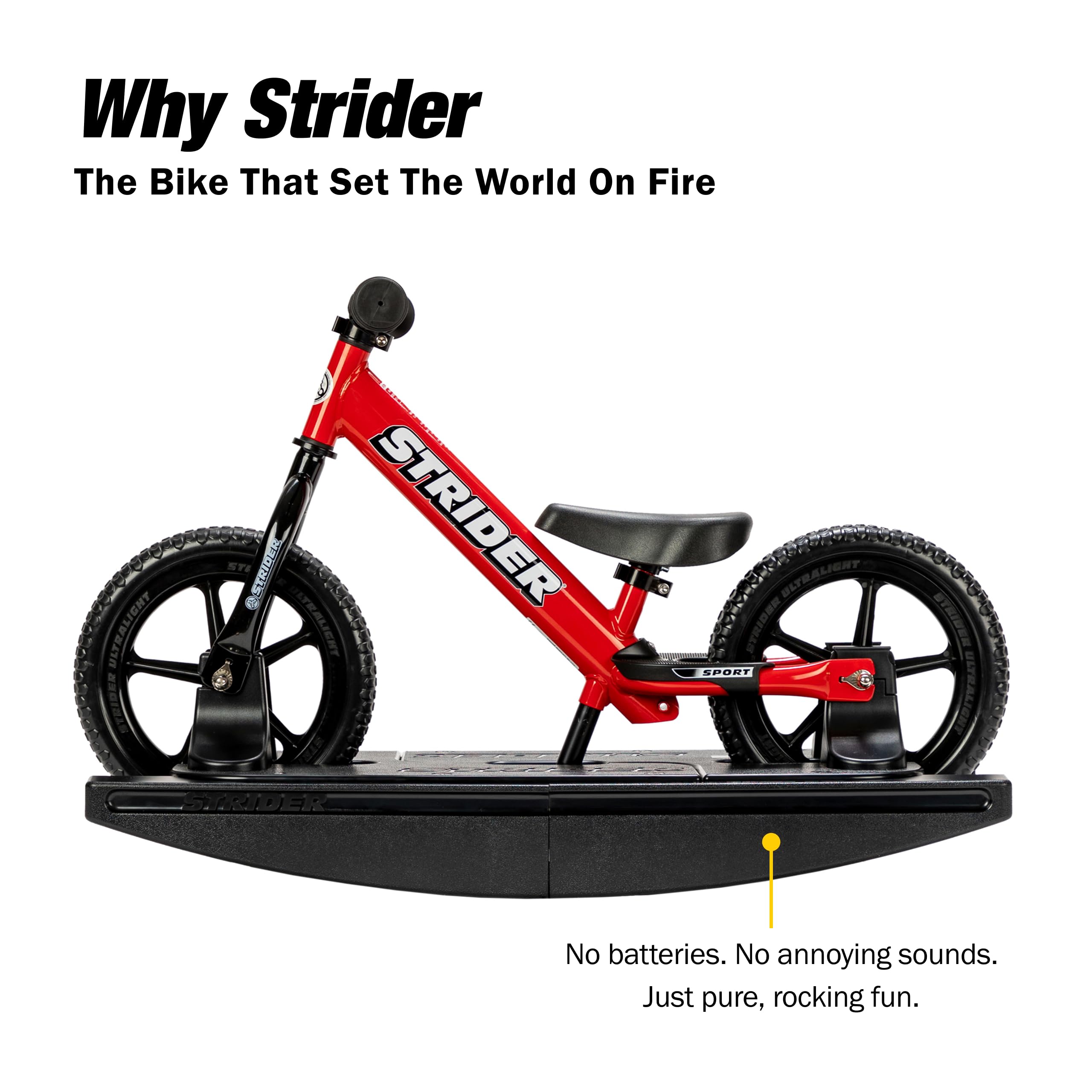 STRIDER Rocking Base ストライダー ロッキングベース Strider - Rocking Base, Ages 12-24 Months. Training Accessory For