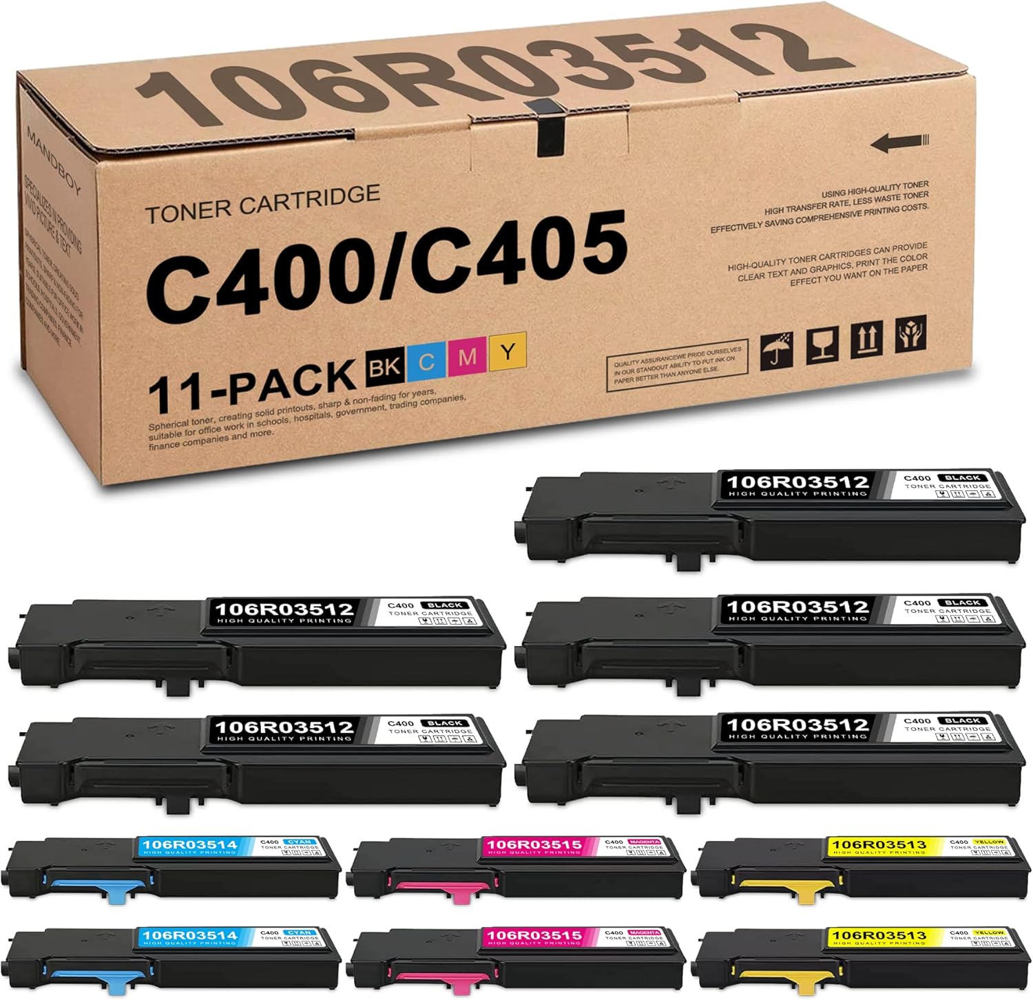 VersaLink C405/C400 Toner Cartridge Set 11 Pack MAND 106R03512