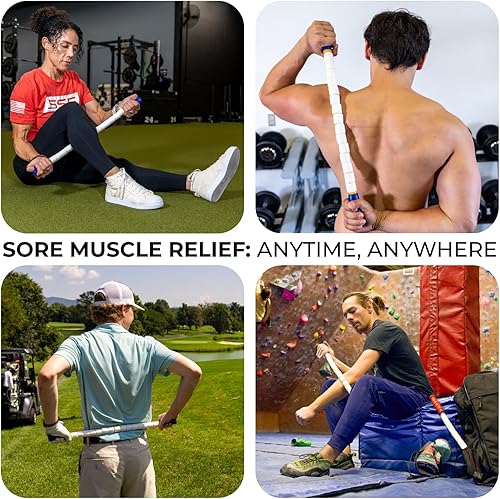 Miniatura 5 de The Original Massage Stick  Barra de rodillo muscular de liberación miofásica  Barra corporal de 24 pulgadas