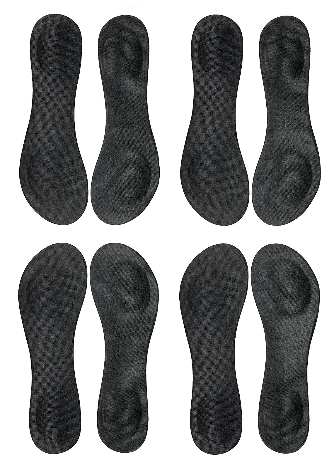 Happystep 3/4 Length Women Thin Shoe Insoles for High Heels, Pumps, Open Toes, Flats, and Sandals, Cushion for Heel and Ball of the Foot, Shock