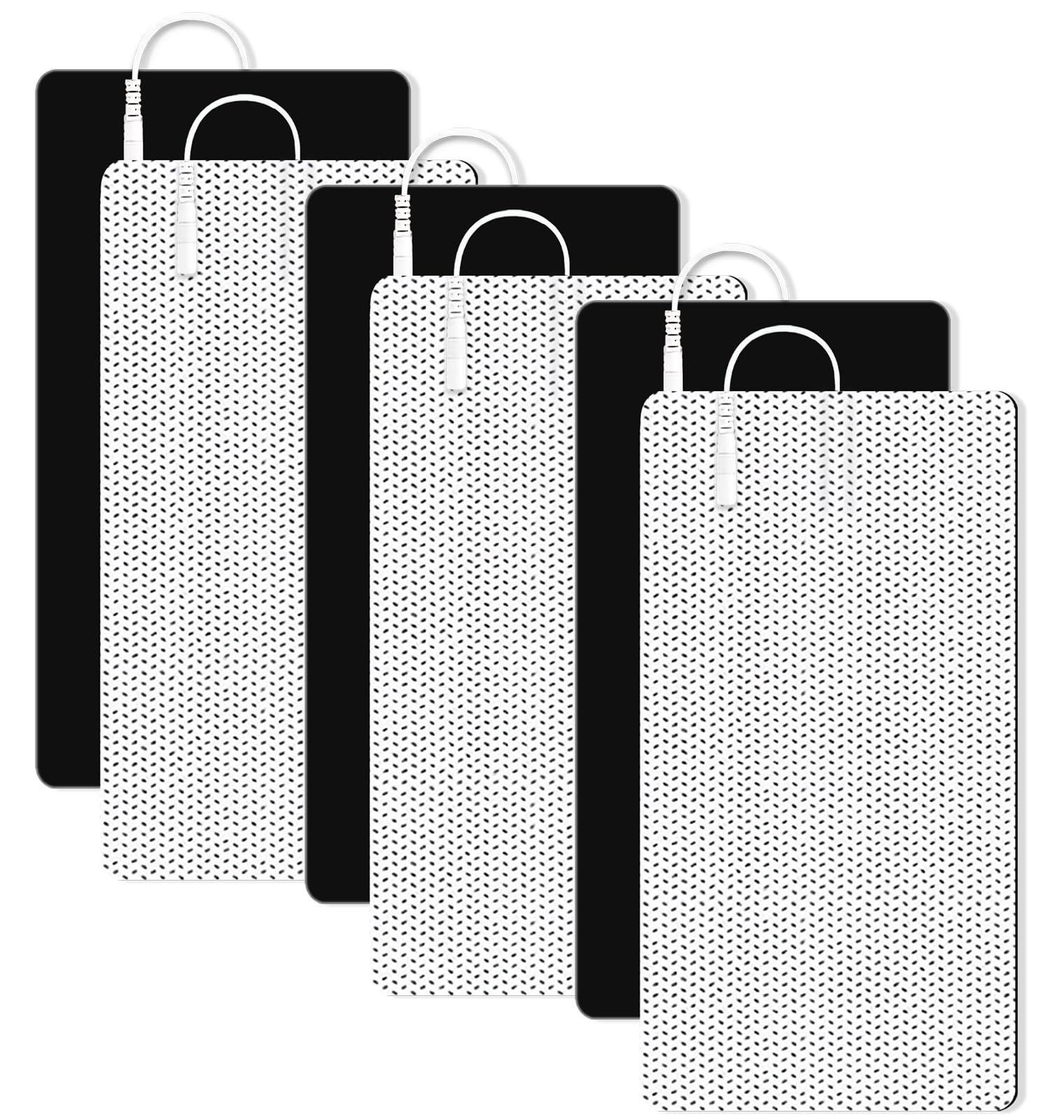 TENS Unit Electrode Pads Large 4X8" for Lower Back &amp; Shoulders Pain Relief