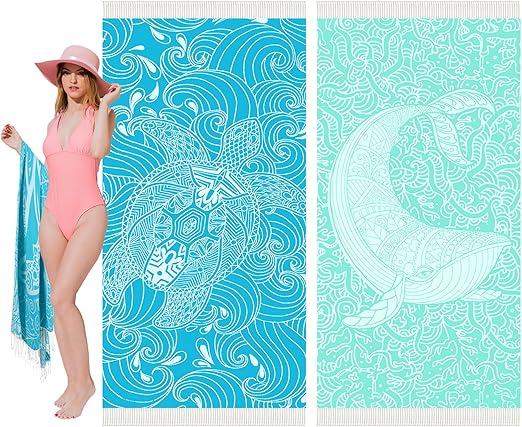 Vikumond Thin Turkish Beach Towel