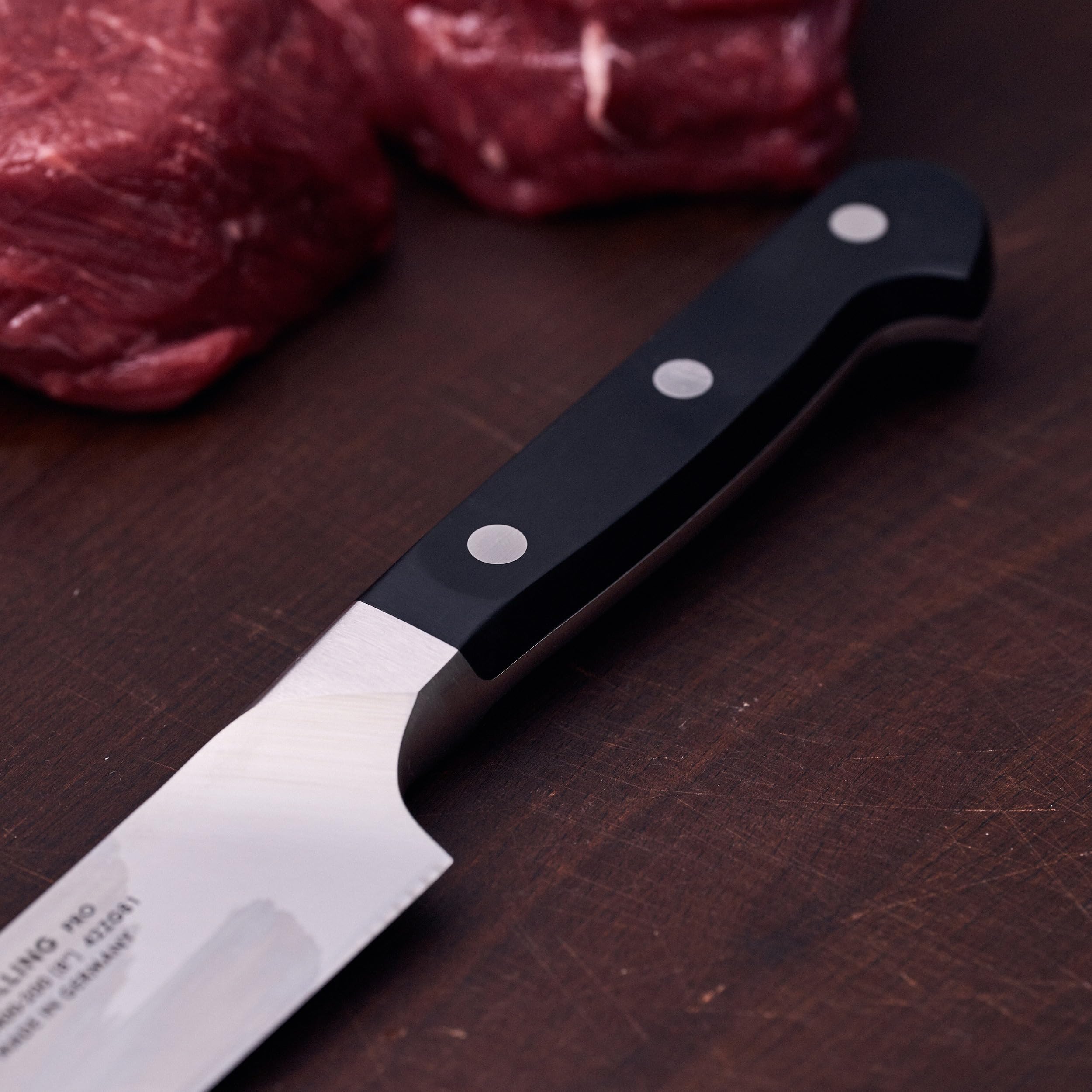 ZWILLING Pro 8-inch Razor-Sharp German Carving Knife, Made in Company-Owned German Factory with Special Formula Steel perfected for almost 300 Years, Dishwasher Safe — Amazon image 6