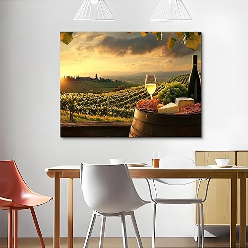 Miniatura 2 de Wewejia - Impresiones artísticas para pared de cocina, cuadros de vino, comedor, fruta, comida, arte de pared, cocina contemporánea, vintage, lienzo