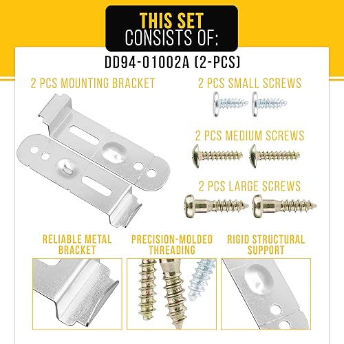 Miniatura 3 de Samsung Soporte de montaje para lavavajillas DD94-01002A Kit de montaje de lavavajillas de repuesto #DD94-01002A AP4450818 DW80K5050US PS4222710 -