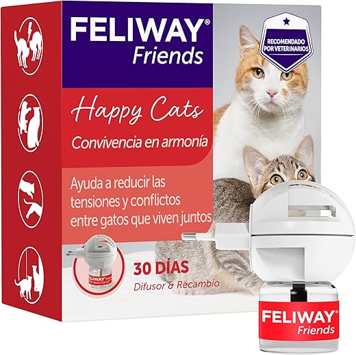 Feliway – Difusor y recambio para gatos Feliway Friends 48 ml.