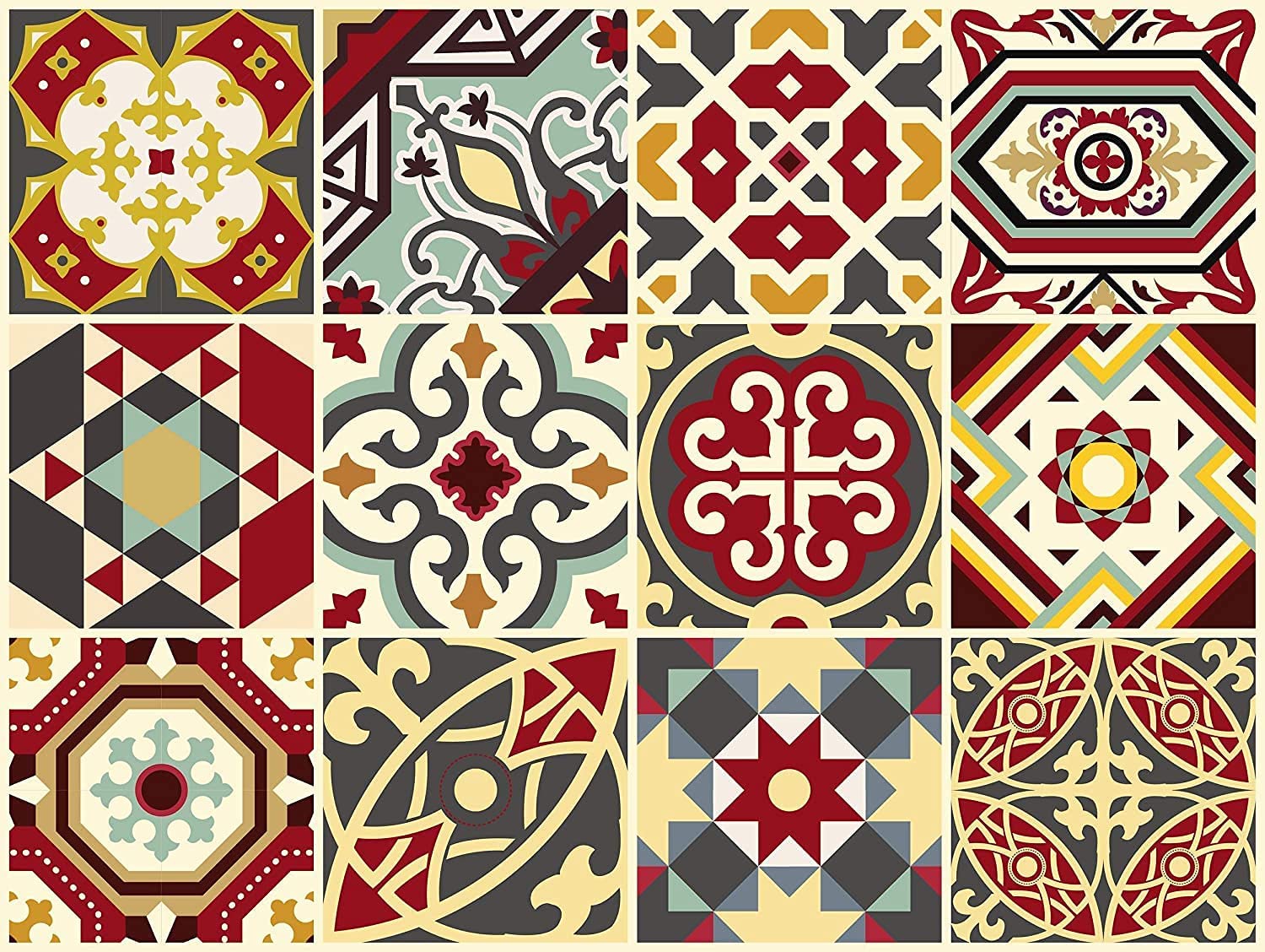 Moroccan Tile Stickers - Transform Your Home -10