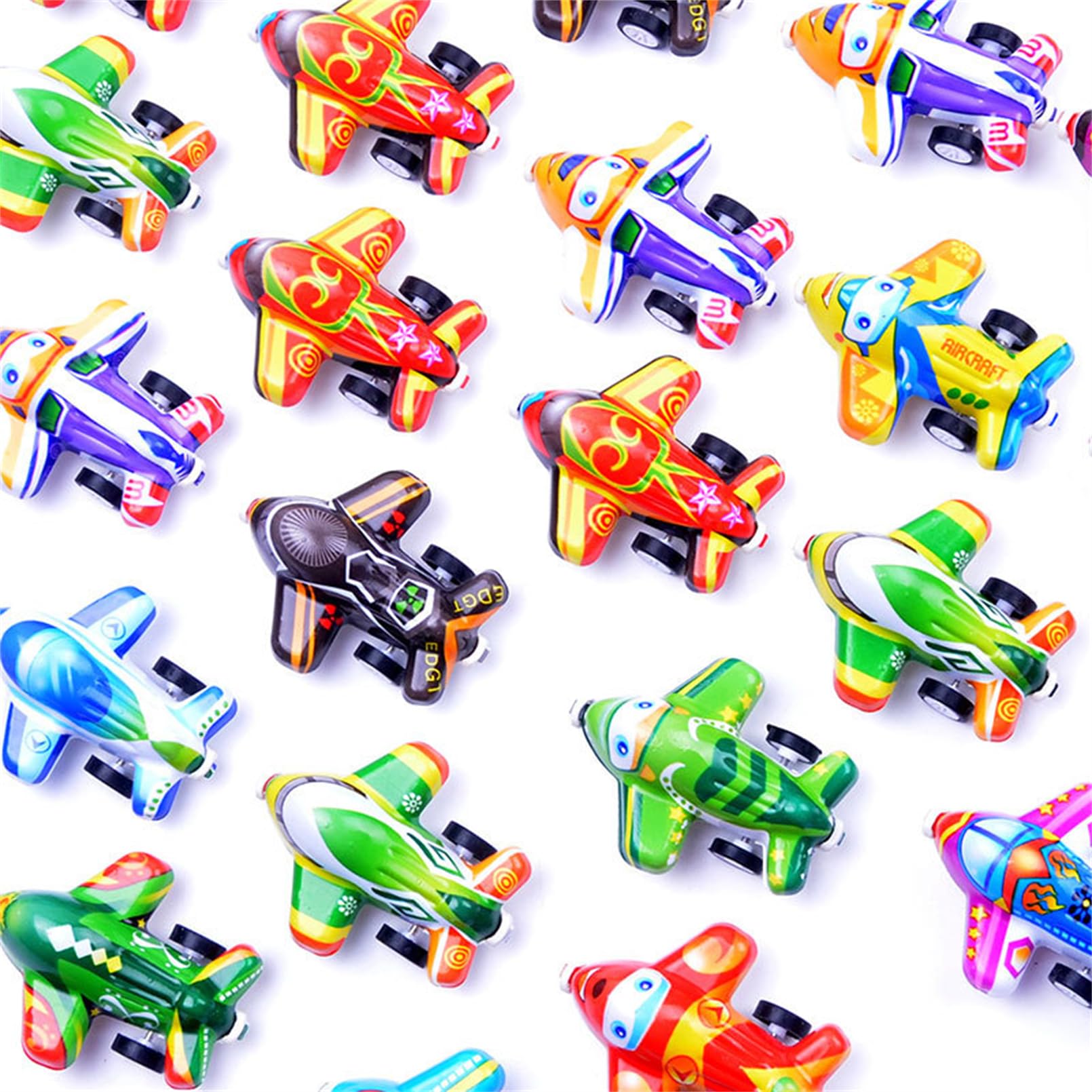 AM ANNA 20 Pcs Mini Pull Back Planes for Boys 4-8 Years Old Airplane Party Favors Bulk Kids Mini Airplane Toys Set for Classroom Treasure Box Toys, Carnival Prizes (20 Pcs Pull Back Planes)