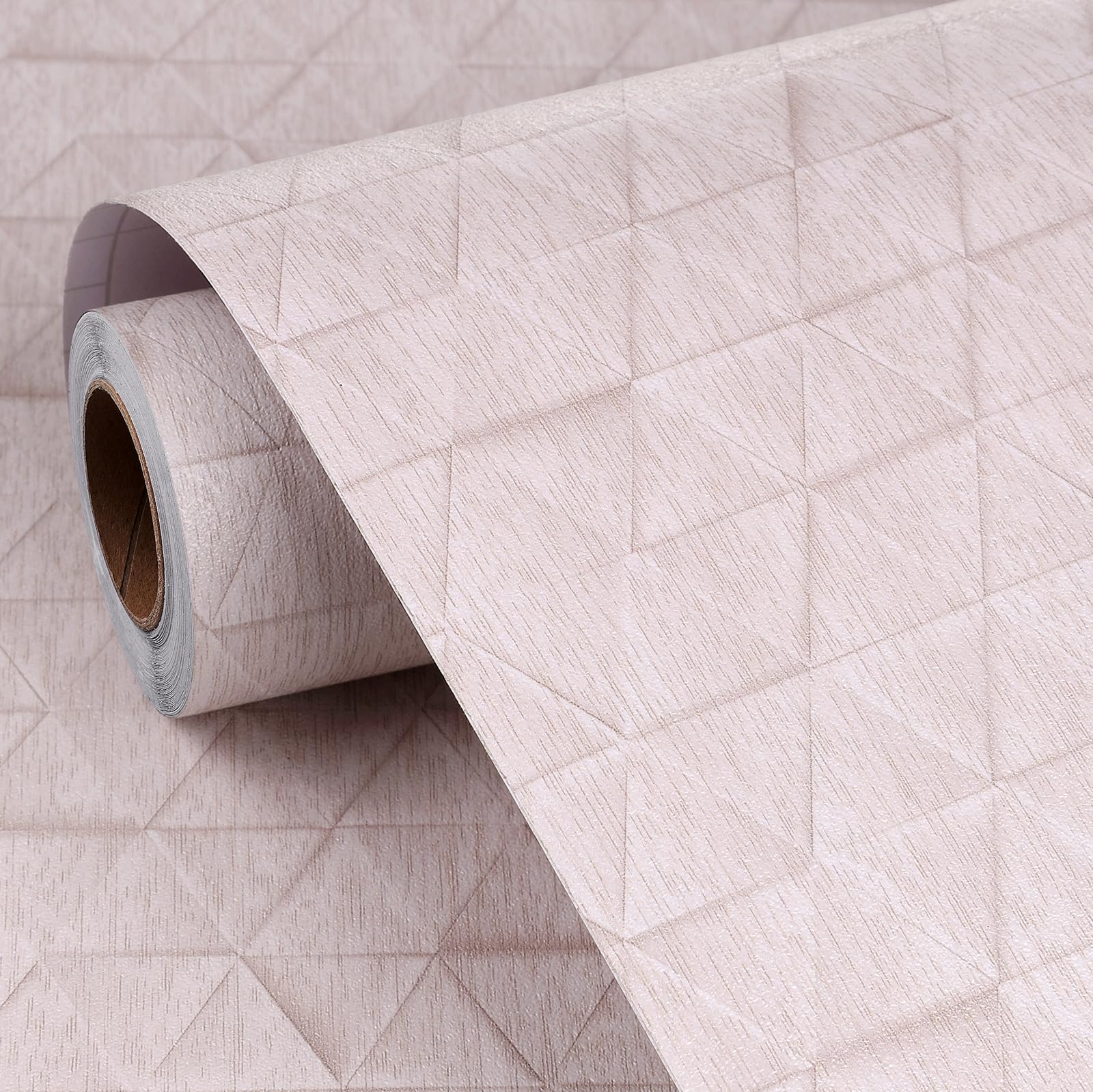 Papier peint triangulaire violet clair pour sublimer les murs de votre chambre