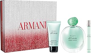 Armani Beauty Armani beauty – Acqua di Gioia Eau de Parfum – Women's Perfume Routine Set ($191 Value) – Full Size (3.4 Fl Oz) & Travel Size (0.3 Fl Oz) Perfumes & Body Lotion