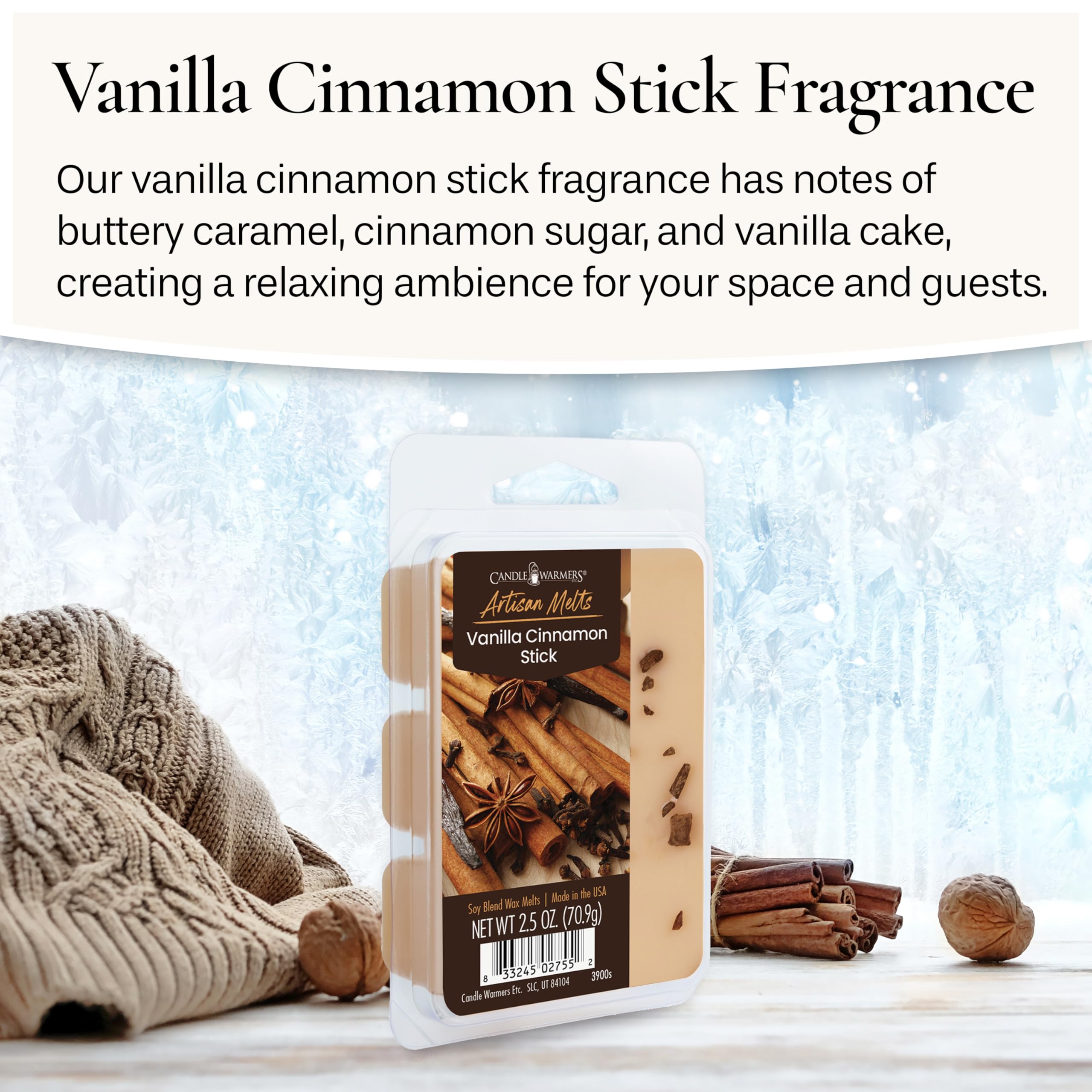 Amazon.com: Candle Warmers Etc Artisan Wax Melts 2.5oz, Vanilla