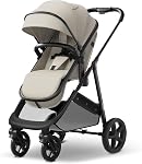 Mompush Wiz Poussette 2 en 1 avec mode Pramette pour nourrisson, Pliage à une main, Poussette convertible de nouveau-né à tout-petit avec siège réversible et grand auvent UPF 50+
