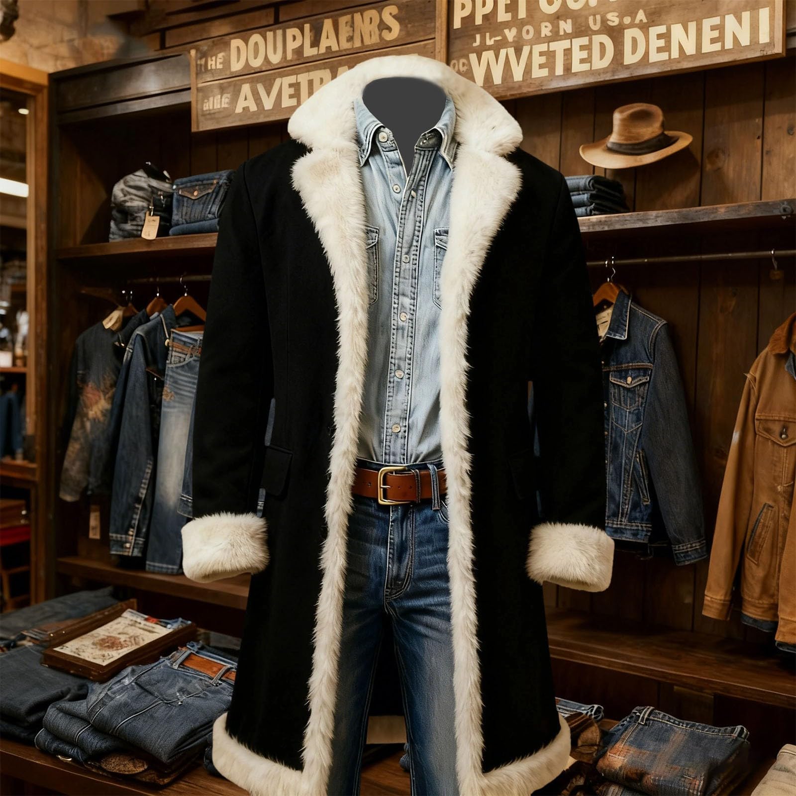 Generisch Abrigo de Navidad para hombre, chaqueta de Navidad, monocolor, divertida, con motivo navideño, chaqueta de invierno, chaqueta con capucha con forro polar, abrigo de invierno cálido