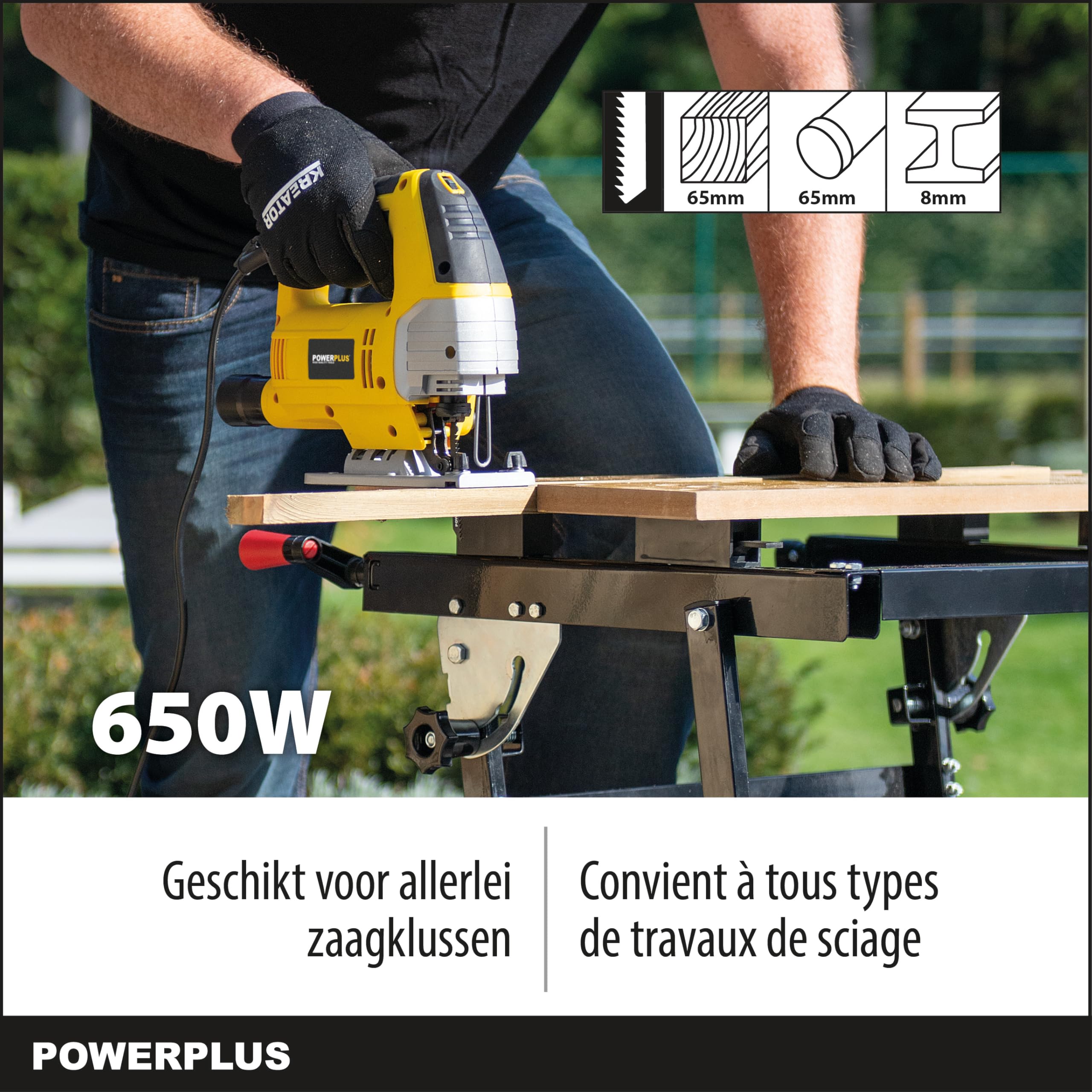 POWERPLUS POWX0331 - Sierra di vino, 650 W