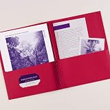 Avery Two Pocket Folders with 3 Prong Fasteners, Holds 70 Sheets, 25 Red Folders (47979) – view 7