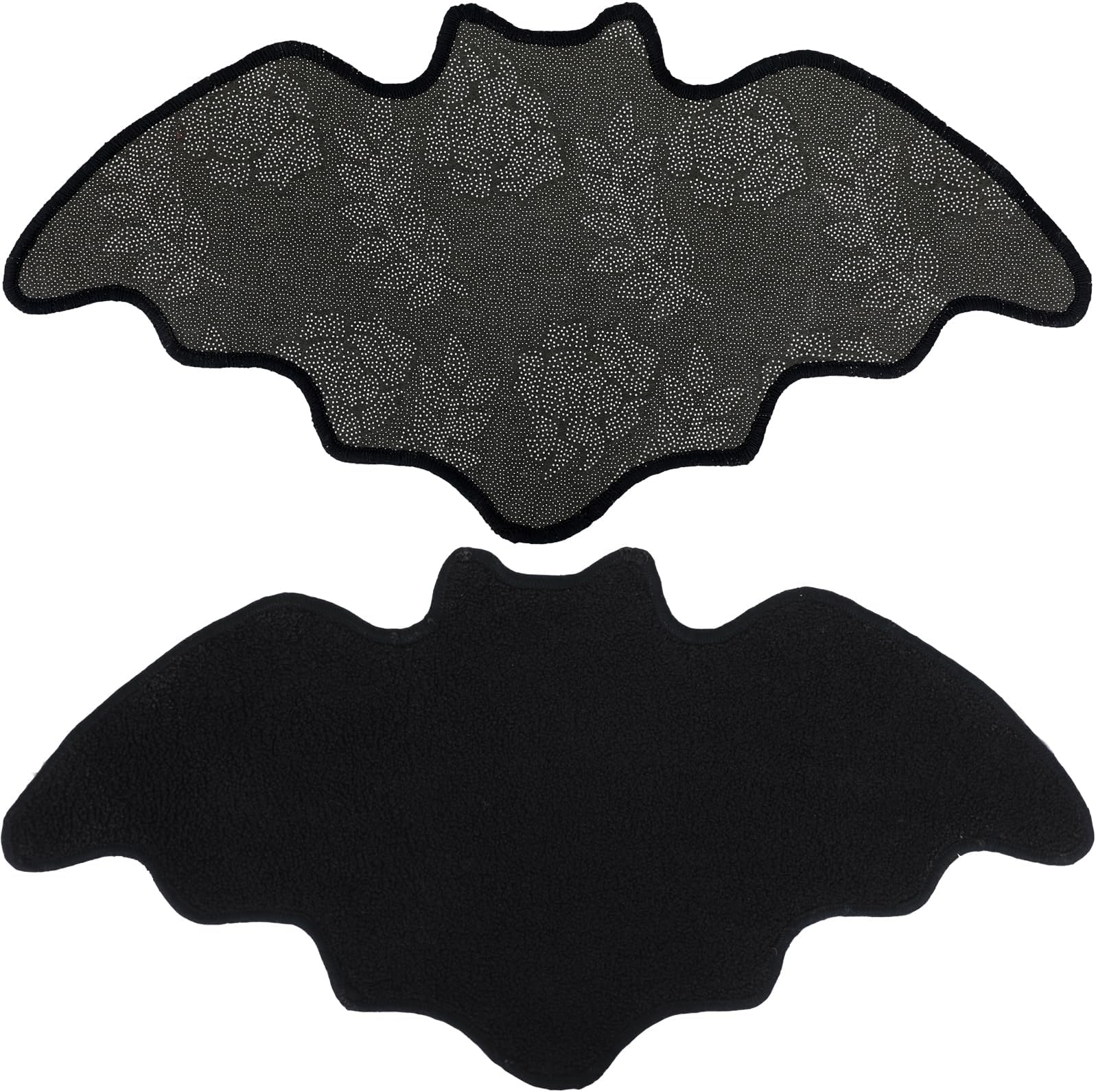 Bat Bath Mat Bathroom Rug for Spooky Decor,Gothic Witchy Mat for Bathroom,Horror Halloween Black Bats Mat for Kitchen