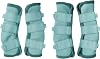 Leberna Horse Fly Boots Set of 4 - Breathable Comfy Mesh Horse Leggings Reduce Stomping, Hoof Stress, and Leg Fatigue (Sky Blue, Pony)