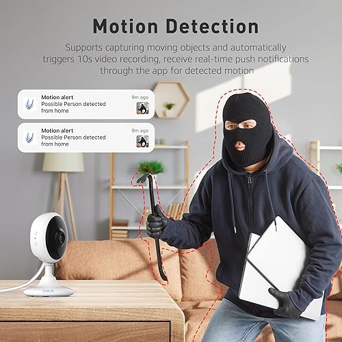 Miniatura 5 de Cámaras de seguridad para interiores, cámara WiFi para el hogar con visión nocturna, cámara de conversación de 2 vías para ancianosmascotas, monitor
