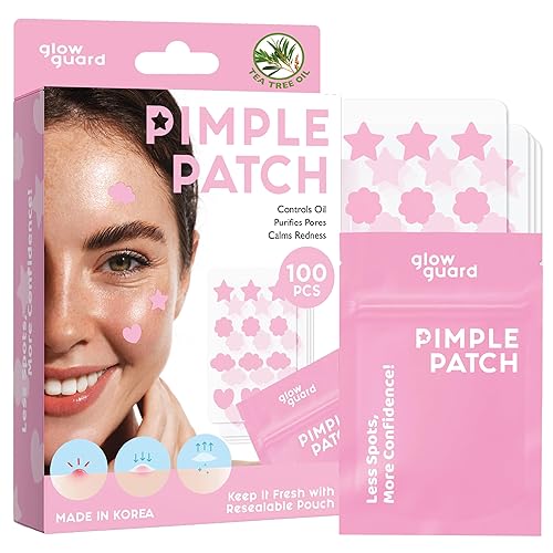 Pimple Patches with Hydrocolloid & Tea Tree Oil – Korean
