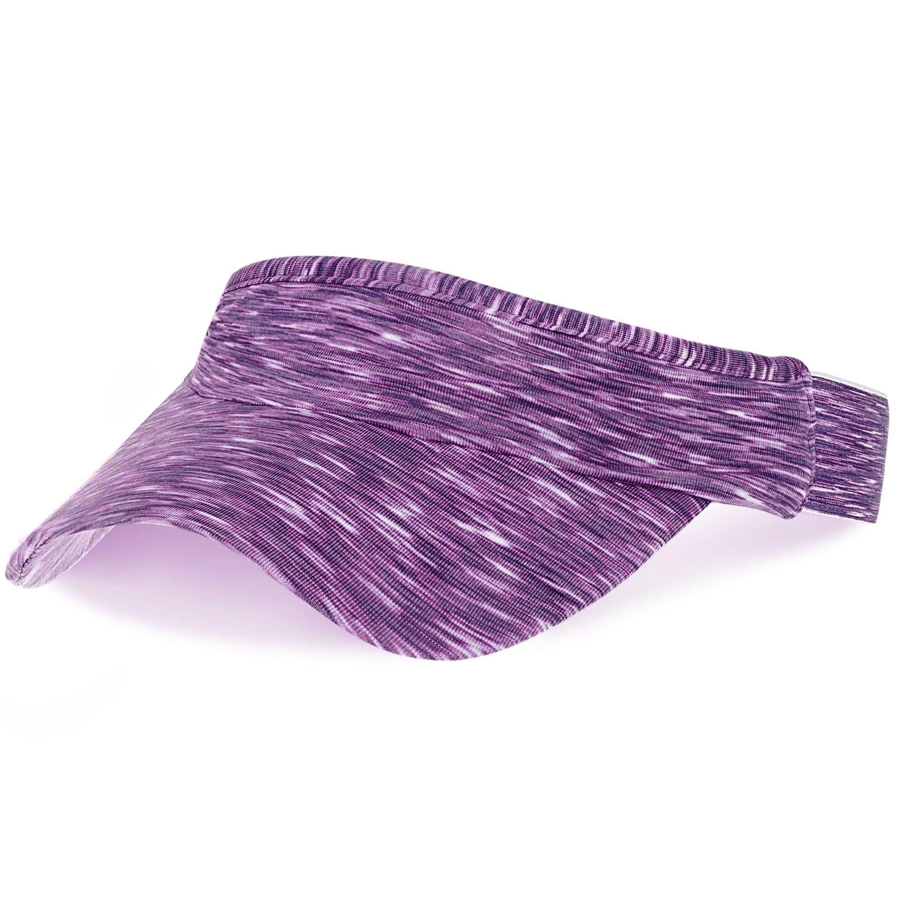 Photo 1 of Marrywindix 1 Piece of Purple Sun Visor Hat Stretch Headband Sport Wear Athletic Visor Elastic Cap for Women and Men