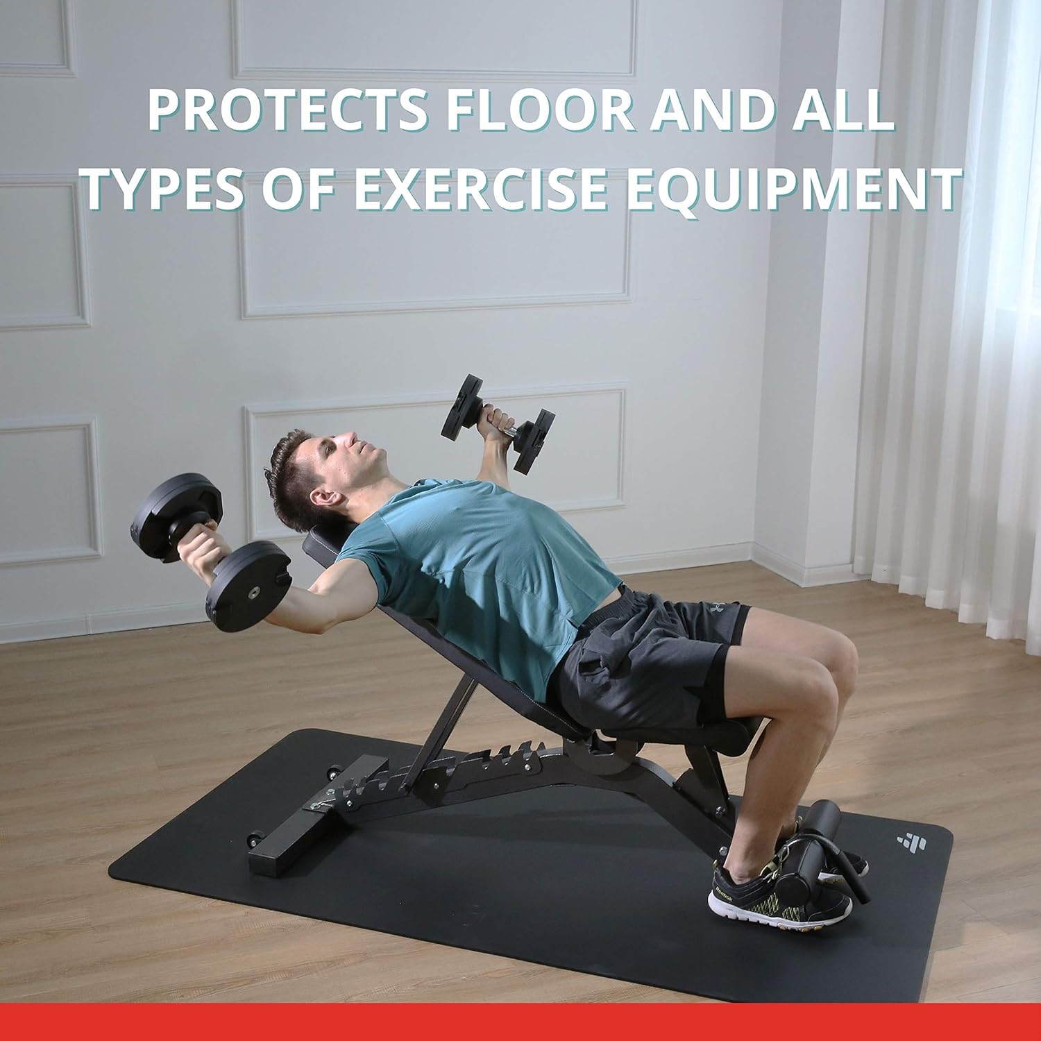 Buy Finer Form OverSized Exercise Equipment Floor Mat for Weight