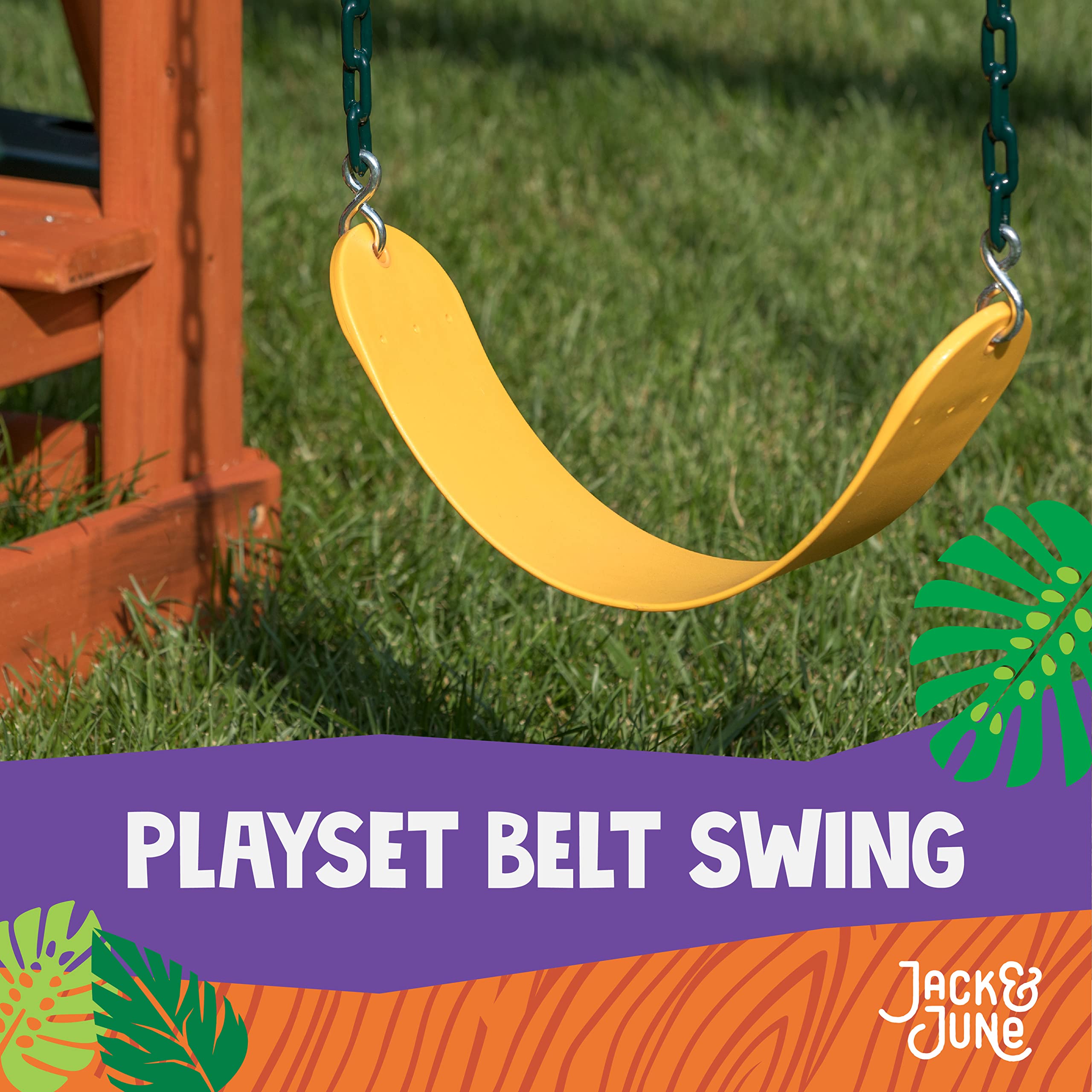 Jack and June Playset Belt Swing with 80