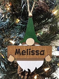 Christmas Ornaments personalized, Custom ornaments, Name Ornaments, Christmas Gnome, Tomte, Holiday, Christmas gift for Kids family. xmas