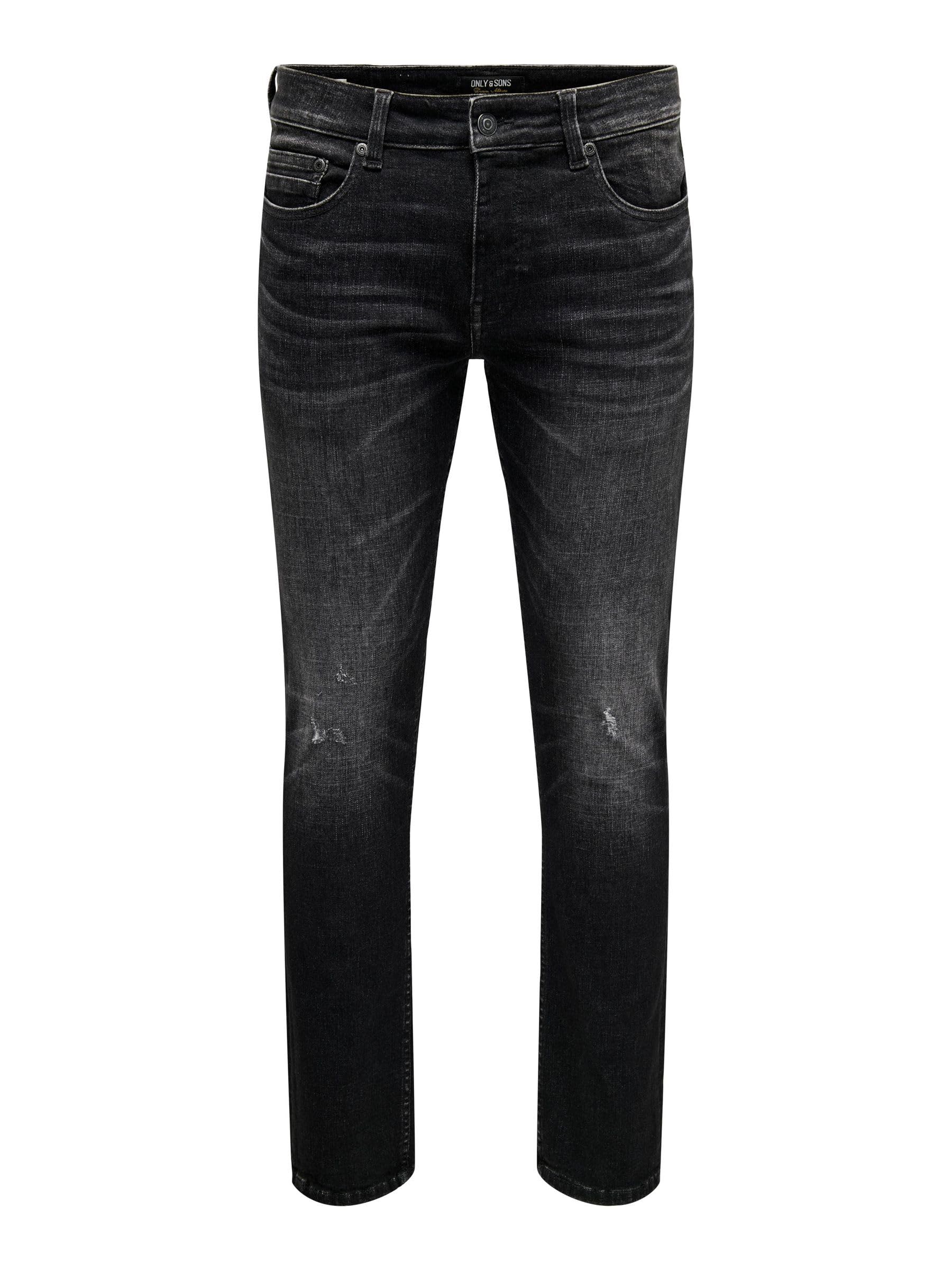 Only & Sons Male Slim Fit Jeans ONSLOOM Niedrige Taille Slim Fit Jeans