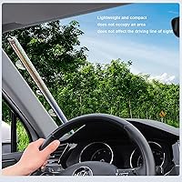 Vista 4 de Cortina opaca para ventana de techo, cortinas universales con ventosa sin perforaciones, persianas enrollables retráctiles de protección solar