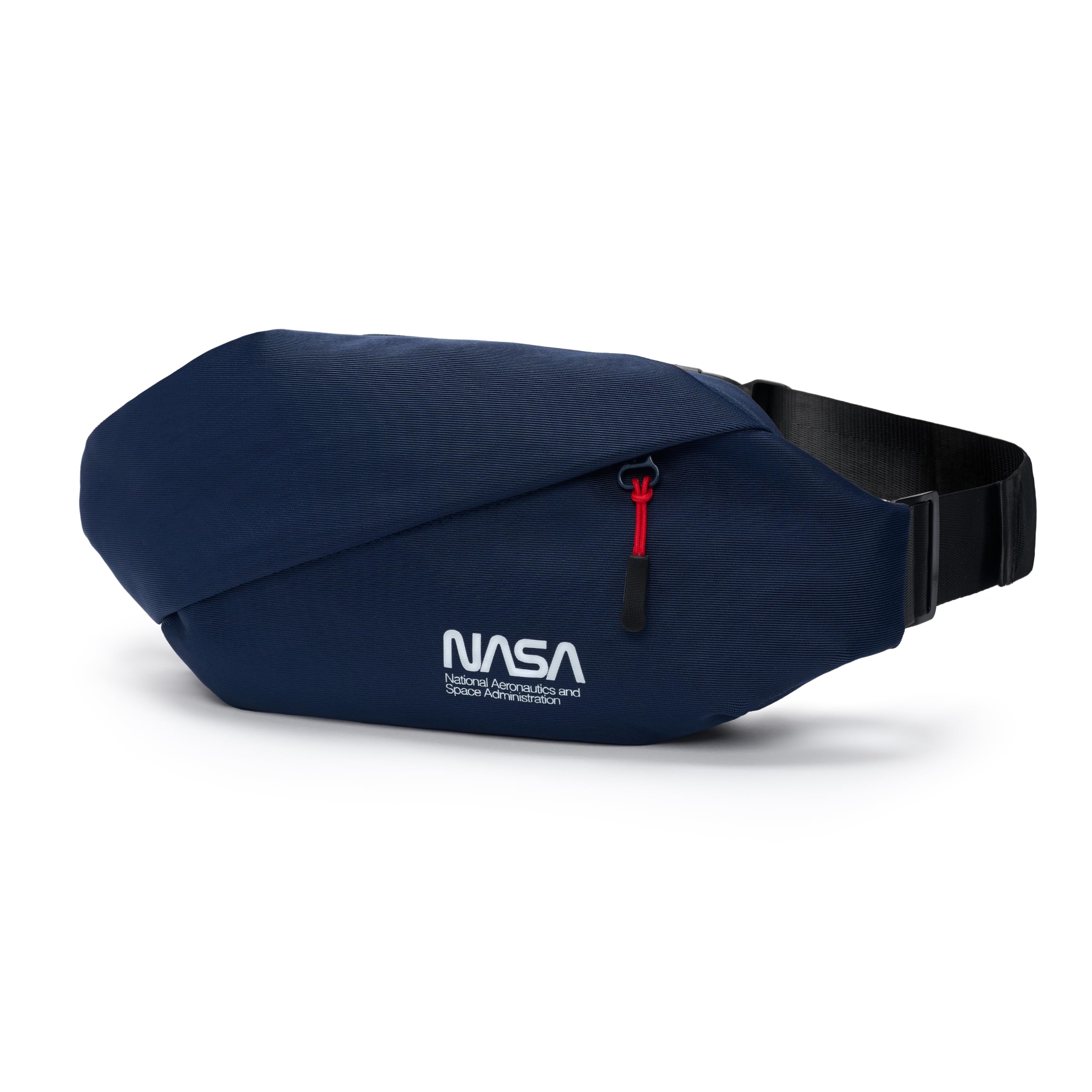 NASA Fanny Pack for Men & Women – Crossbody Waist Bag, RFID (Stellar Blue) | RFID Secure | Official NASA | Water-Resistant | Integrated Key Carabiner | 420D Nylon | Waist, Chest or Shoulder
