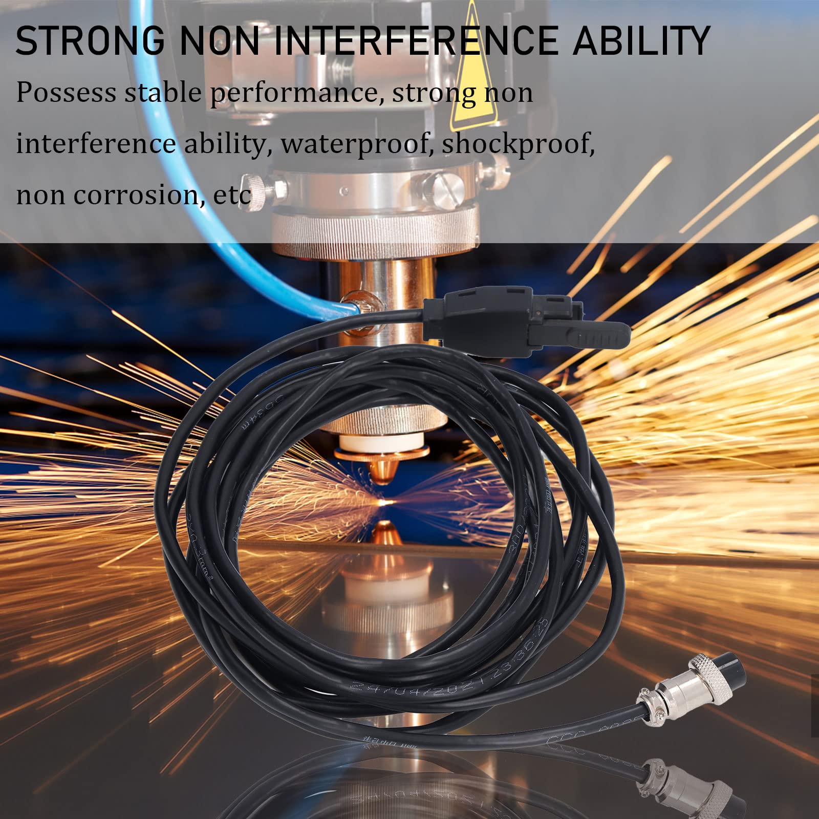 TIG Welding Equipment Yuecoom Torch Micro Switch Trigger, with Wire Line Aviation Plug Fitting for TIG 4.3Meter