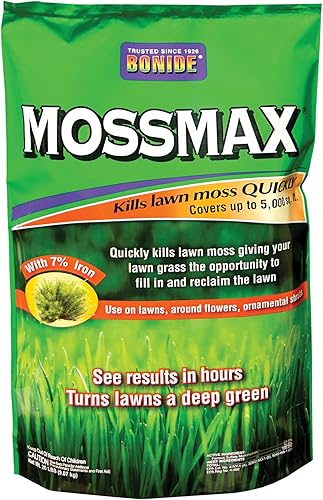 Bonide (BND60728) Gránulos de césped MossMax, 20 libras