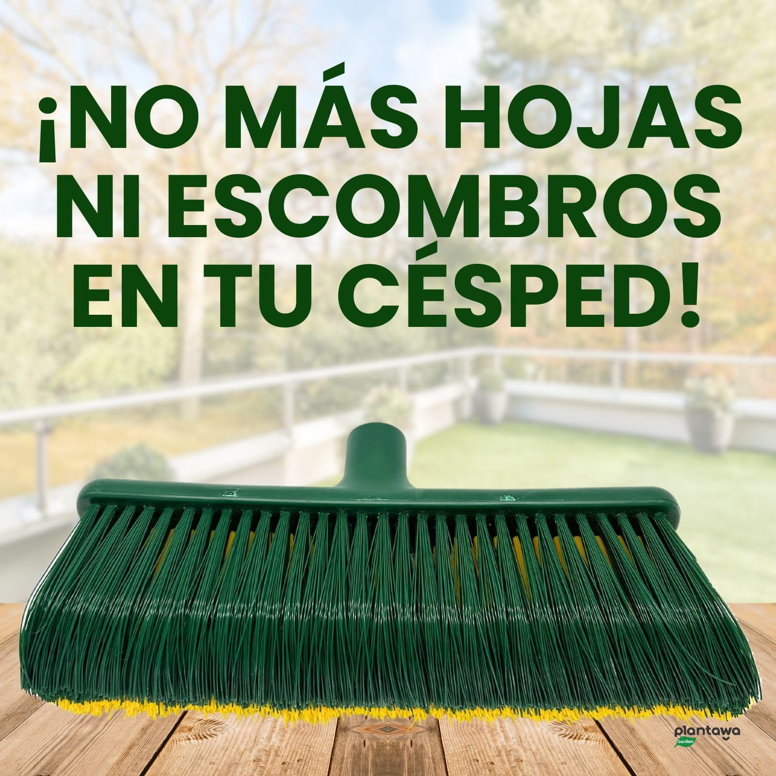 PLANTAWA Cepillo para Césped Artificial | Escoba para Limpiar, Peinar y Levantar Fibras | Ideal para Jardín, Terraza y Exterior | Sin Mango y Ligero — view 6