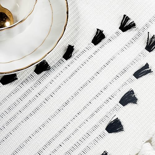 Miniatura 4 de Tapete de algodón para interiores o exteriores, lavable, para cocina, sala de estar, dormitorio, cuarto de servicio, piso, hogar, porche, casa de