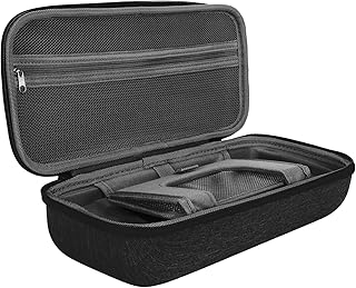 Carrying Case for ROG Ally, Portable EVA Hard Shell Carrying Case for ROG Ally Gaming Handheld Accessories, Storage Bag Lightweight Shockproof Protective Waterproof (Black)