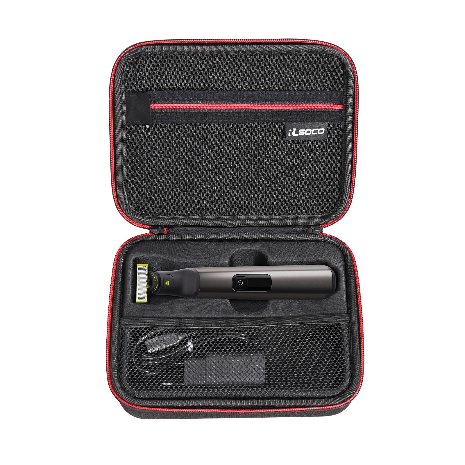 RLSOCO Funda para Philips OneBlade Pro 360 Face + Body QP6651/30,QP6551/30,QP6650/30 & para Philips QP6510/30,QP6651/61,QP6541/15,QP6520/30,QP6550/30,QP6520/20 Recortador de Barba